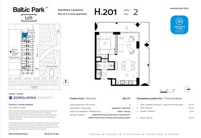 Mieszkanie w inwestycji: Baltic Park Loft