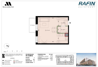 Mieszkanie w inwestycji: Mieszczańska Park