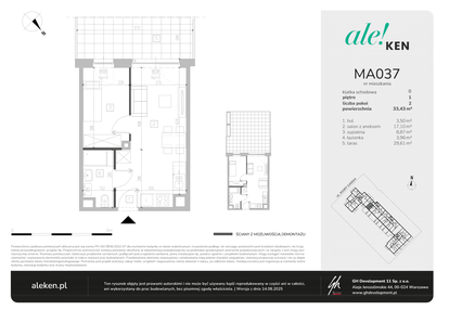 Mieszkanie w inwestycji: Ale!Ken