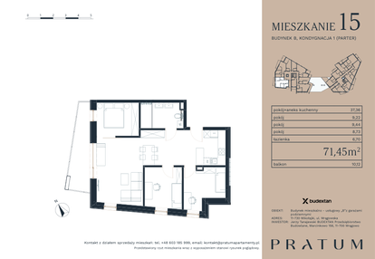 Mieszkanie w inwestycji: PRATUM APARTAMENTY ETAP I