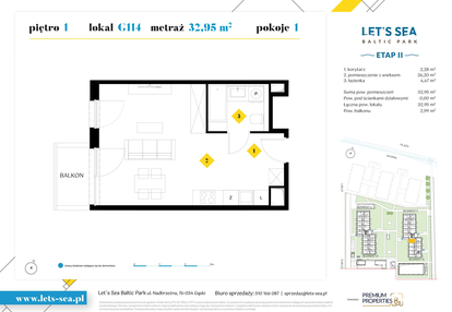 Mieszkanie w inwestycji: Let's Sea Baltic Park II