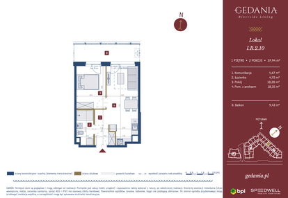 Mieszkanie w inwestycji: GEDANIA Riverside Living - apartamenty inwestycyjne
