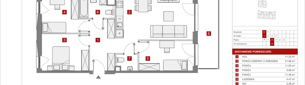 Mieszkanie w inwestycji: Osiedle Górka Narodowa etap 5