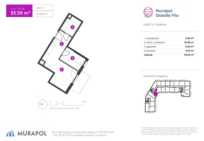 Mieszkanie w inwestycji: Murapol Osiedle Filo etap II