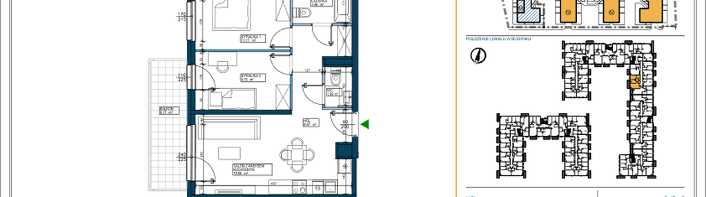 Mieszkanie w inwestycji: Osiedle Hemara - etap III bud. 2 i 3