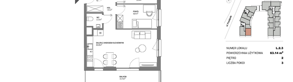 Mieszkanie w inwestycji: Łopuszańska 47 - etap 4