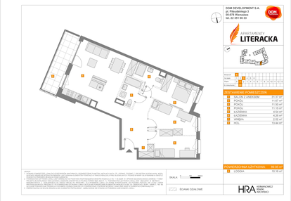 Mieszkanie w inwestycji: Apartamenty Literacka etap 2.2