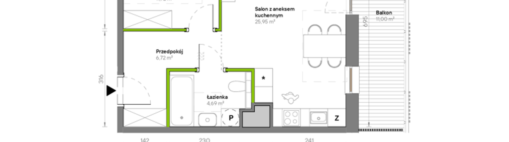 Mieszkanie w inwestycji: Żywiecka Vita