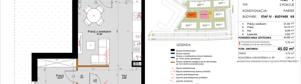 Mieszkanie w inwestycji: Kleszczewo Park - etap IV