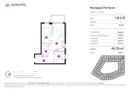 Mieszkanie w inwestycji: Murapol Portovo etap II