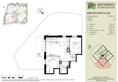 Mieszkanie w inwestycji: Apartamenty przy Parku Szczytnickim