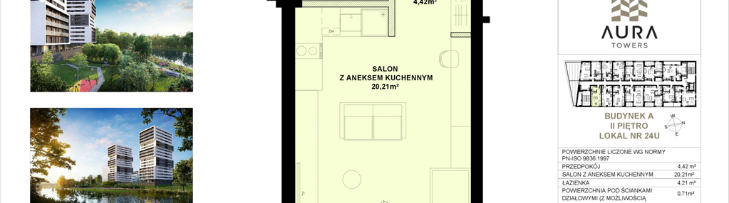 Mieszkanie w inwestycji: Aura Towers
