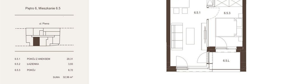 Mieszkanie w inwestycji: Piwna 21