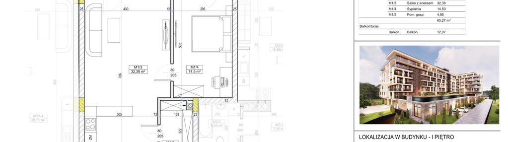 Mieszkanie w inwestycji: Apartamenty Widok Włoszczowa