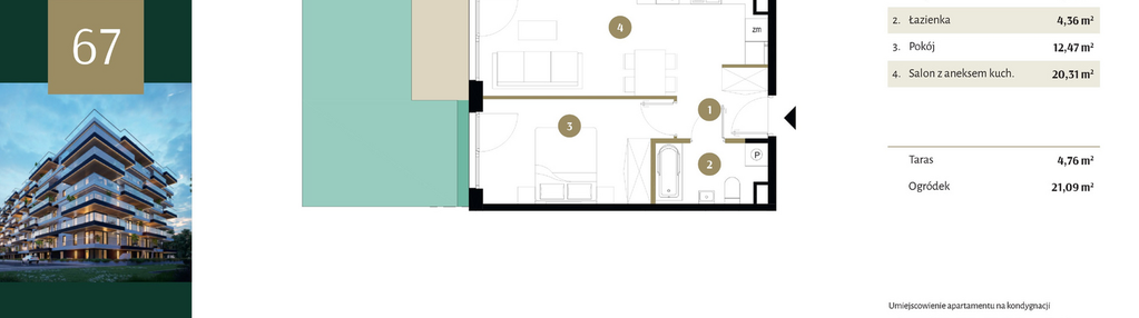 Mieszkanie w inwestycji: Rezydencja Świerkowa