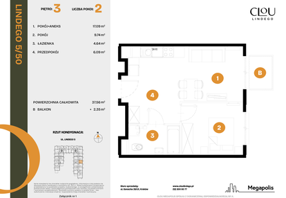 Mieszkanie w inwestycji: CLOU LINDEGO