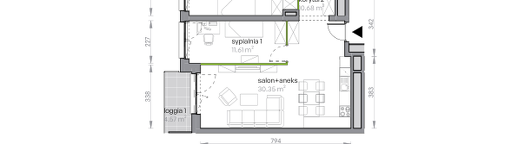 Mieszkanie w inwestycji: Legnicka Vita