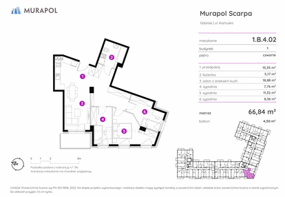 Mieszkanie w inwestycji: Murapol Scarpa