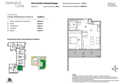 Mieszkanie w inwestycji: Parkove Love