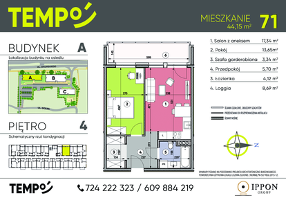 Mieszkanie w inwestycji: Osiedle TEMPO