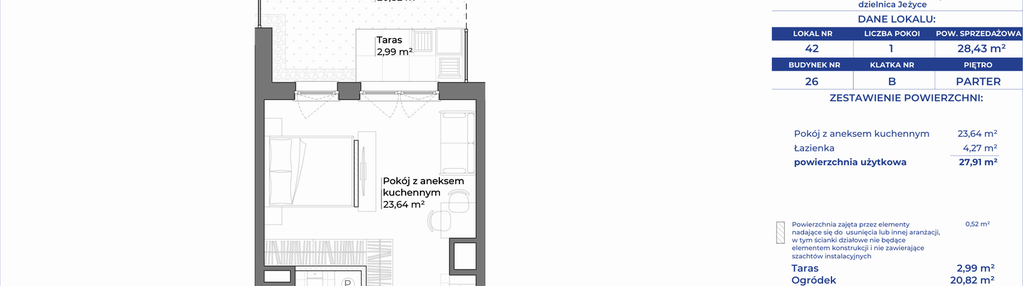 Mieszkanie w inwestycji: Ogrody Nałkowskiej