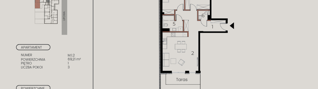 Mieszkanie w inwestycji: Lipowa 43