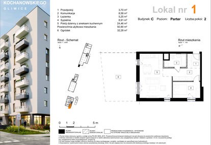 Mieszkanie w inwestycji: Osiedle Kochanowskiego - Gliwice