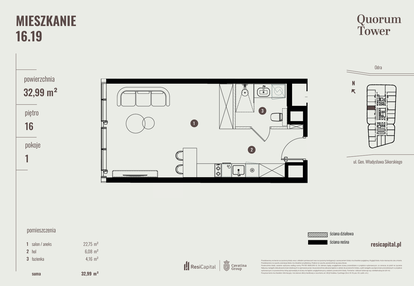 Mieszkanie w inwestycji: Quorum Tower