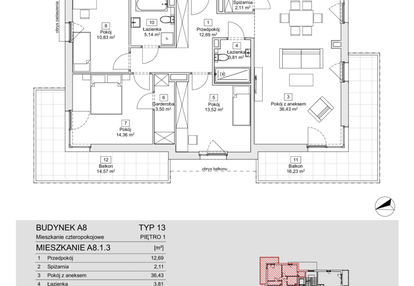 Mieszkanie w inwestycji: Zacisze Marcelin IIIa