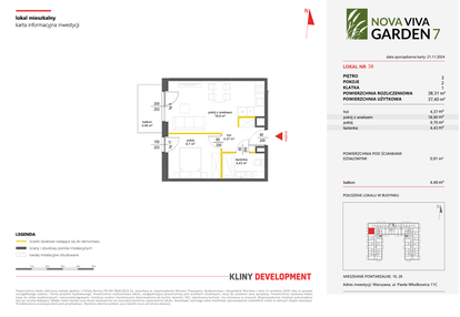 Mieszkanie w inwestycji: Nova Viva Garden 7