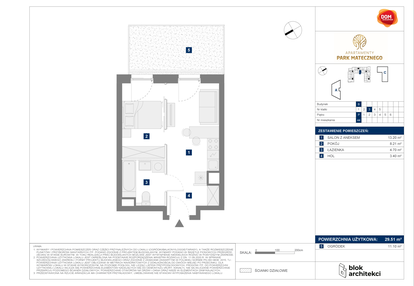 Mieszkanie w inwestycji: Apartamenty Park Matecznego Etap 1