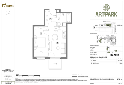 Mieszkanie w inwestycji: Inhome Osiedle ArtPark etap I