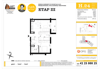 Mieszkanie w inwestycji: ART MODERN etap III - bud. H