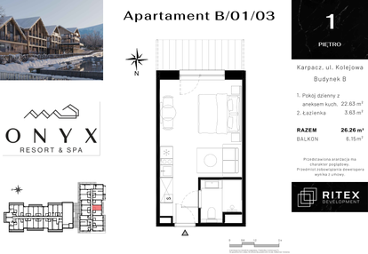Mieszkanie w inwestycji: Onyx Resort & Spa