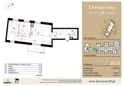 Mieszkanie w inwestycji: Dworcowa 28