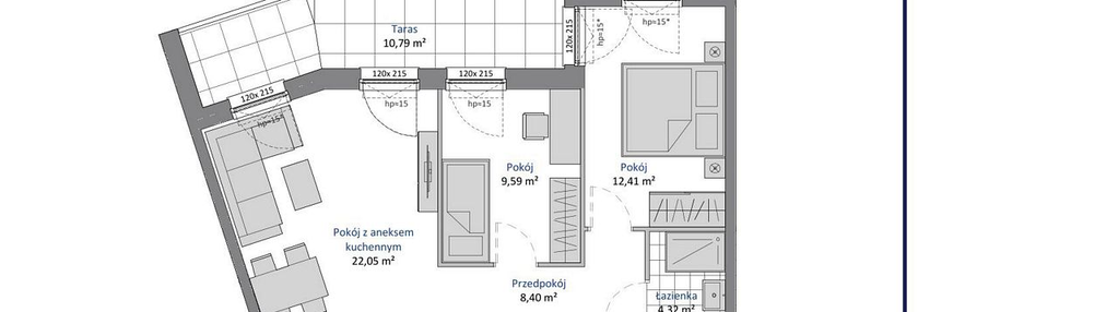 Mieszkanie w inwestycji: Nowa Dąbrowa bud. DE