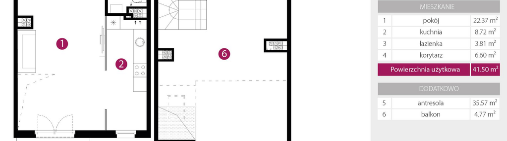 Mieszkanie w inwestycji: 2M Apartments etap IV