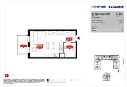 Mieszkanie w inwestycji: Osiedle Bociana 5
