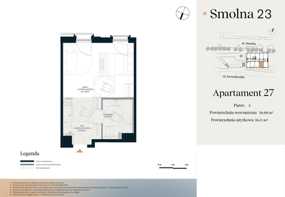 Mieszkanie w inwestycji: Smolna 23