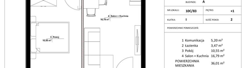 Mieszkanie w inwestycji: Jasielska 8C etap II