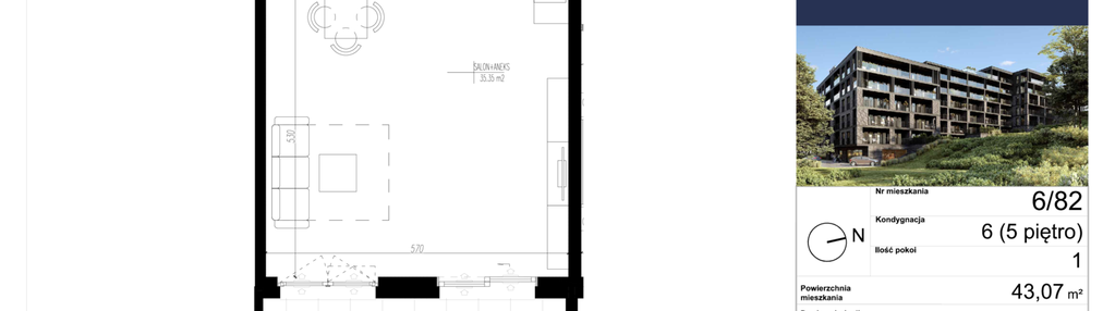 Mieszkanie w inwestycji: Apartamenty Wyzwolenia