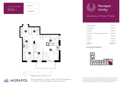 Mieszkanie w inwestycji: Murapol Urcity