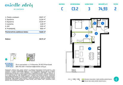 Mieszkanie w inwestycji: Osiedle Zdrój