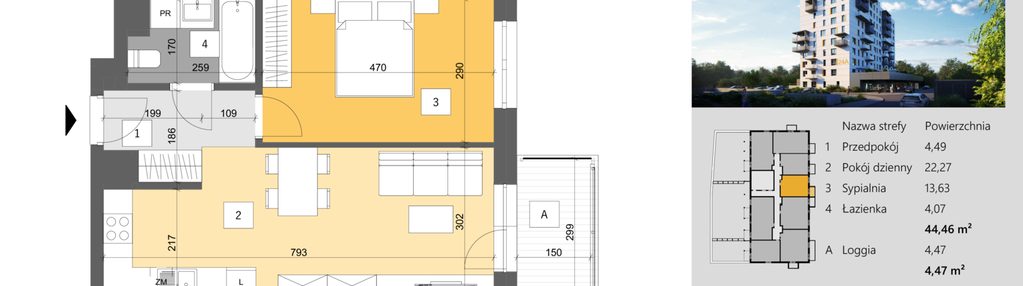 Mieszkanie w inwestycji: Dworzysko Park - Etap III