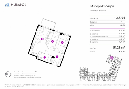 Mieszkanie w inwestycji: Murapol Scarpa