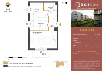 Mieszkanie w inwestycji: Stacja Błonie etap II