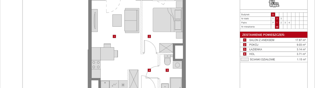 Mieszkanie w inwestycji: Dzielnica Mieszkaniowa Metro Zachód - etap 8.2