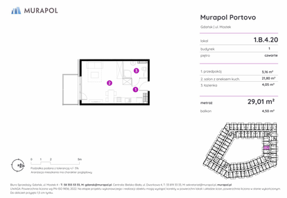 Mieszkanie w inwestycji: Murapol Portovo etap II