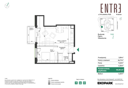 Mieszkanie w inwestycji: Entre