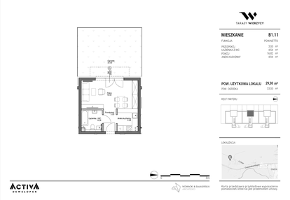 Mieszkanie w inwestycji: Tarasy Wierzycy